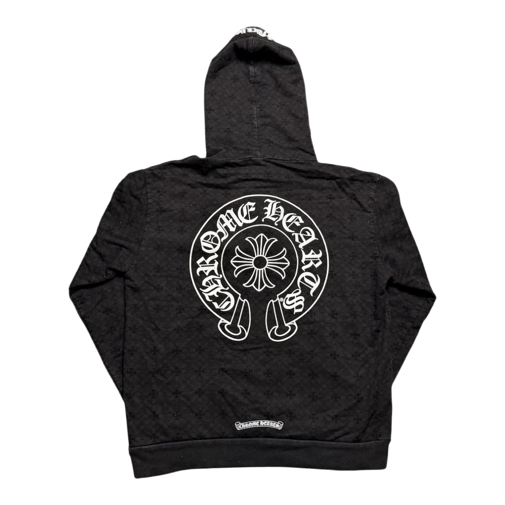 Chrome Hearts Monogram Horseshoe Script Hoodie