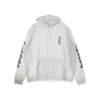 Chrome Hearts Vertical Logo Hoodie White