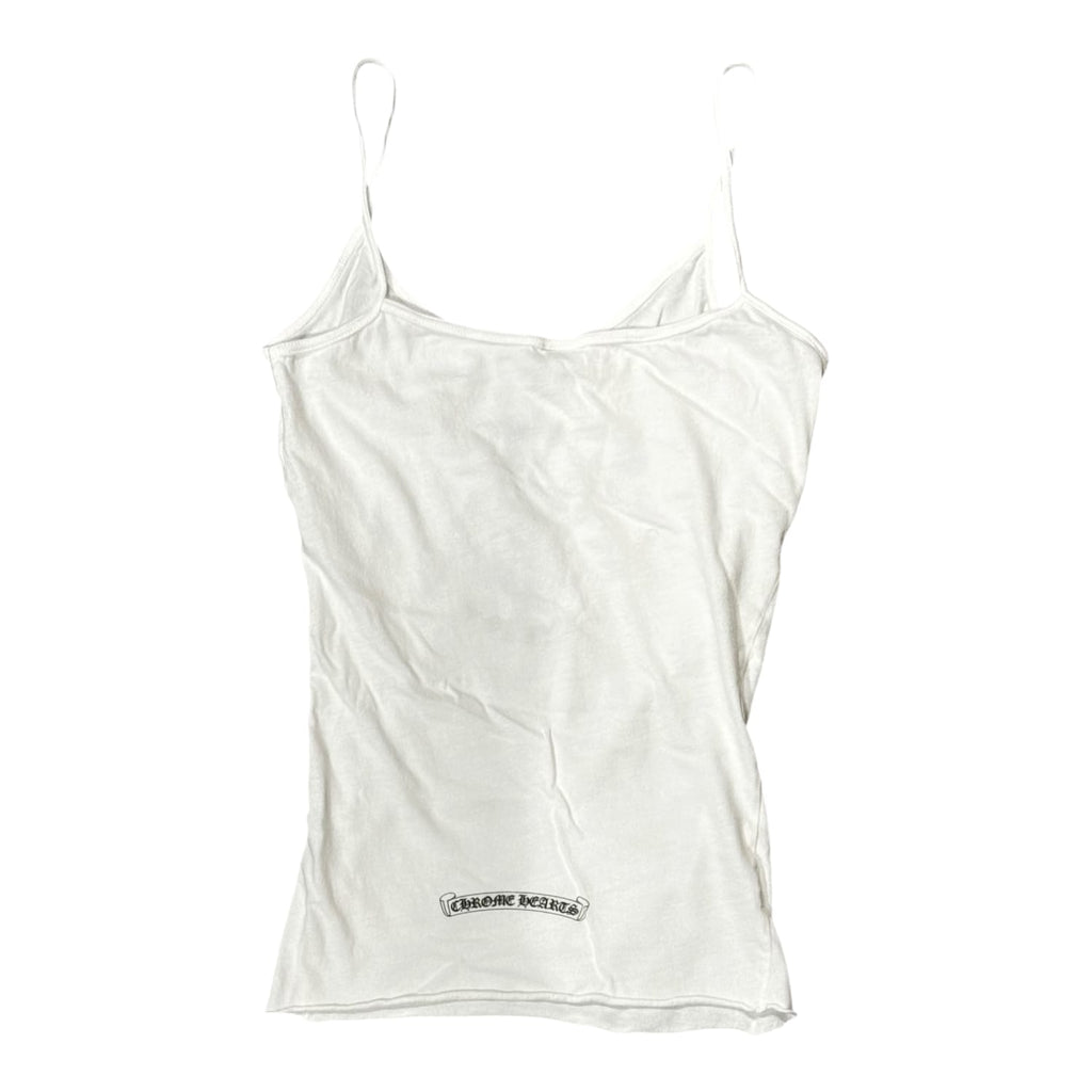 Chrome Hearts Vintage Vine Dagger Cami Tank Top White