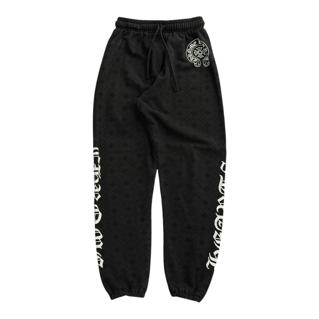 Chrome Hearts Chrome Hearts Plus Cross All Over Print Sweatpants Black