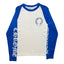 Chrome Hearts Baseball Raglan T-Shirt Blue/White