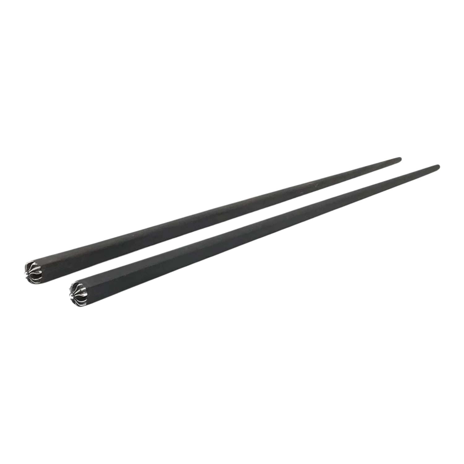 Chrome Hearts Silver CH Plus Ebony Chopsticks
