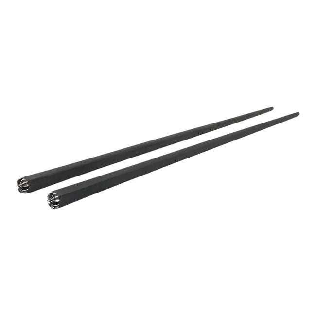 Chrome Hearts Silver CH Plus Ebony Chopsticks Hover Image
