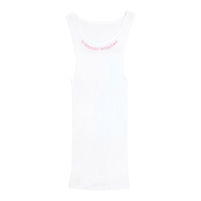 Chrome Hearts Love You Rib Tank White/Pink Hover Image