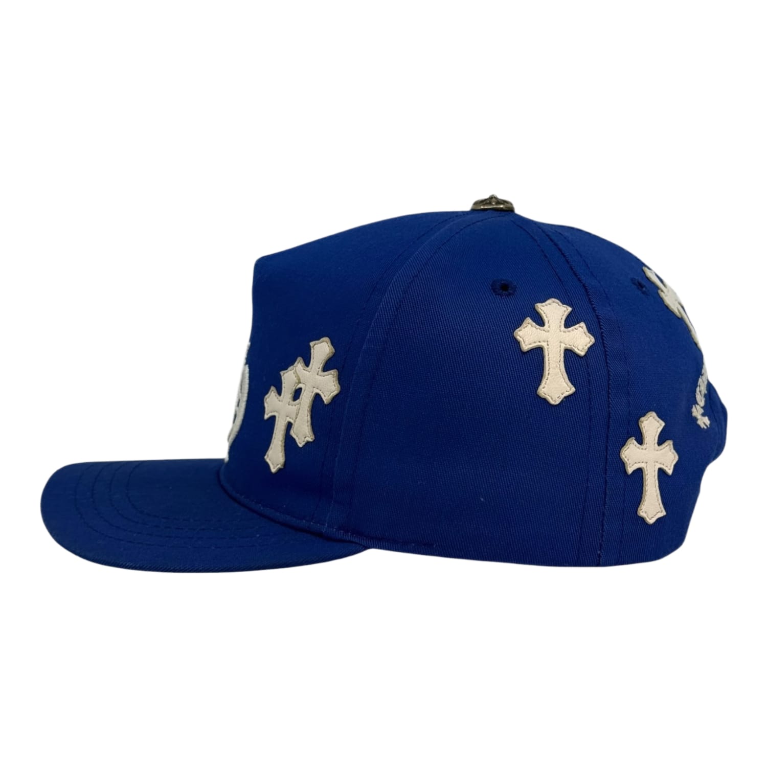 Chrome Hearts Cross Patch Baseball Hat Blue