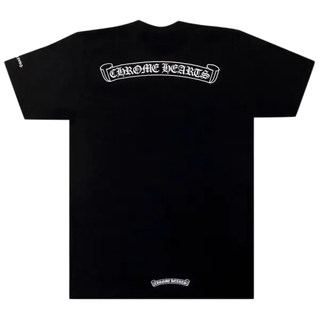Chrome Hearts Scroll Logo T-Shirt Black