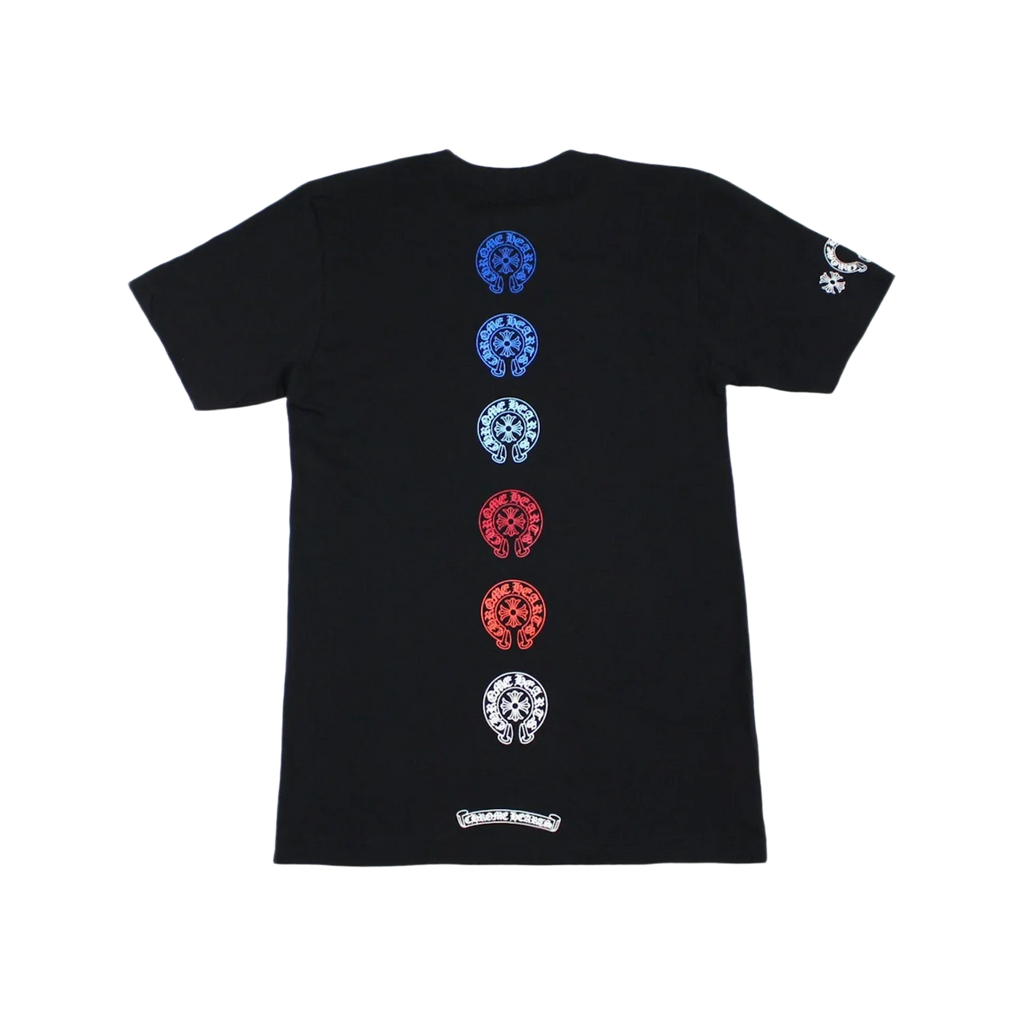 Chrome Hearts Multi Color Horse Shoe T-shirt Black