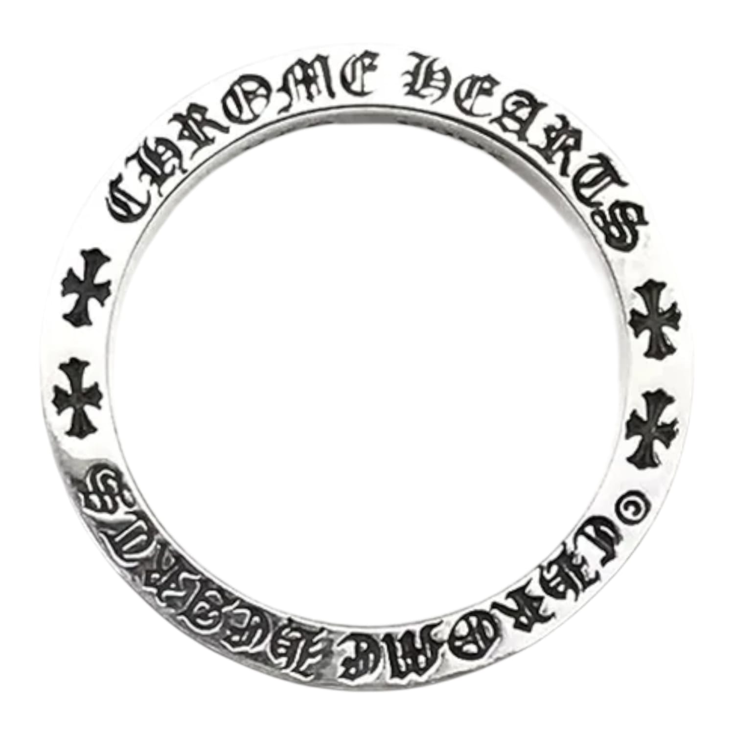 Chrome Hearts Silver Forever Ring - US Size 9.5