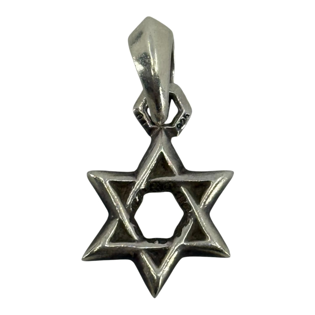Chrome Hearts Silver Star of David Pendant Small