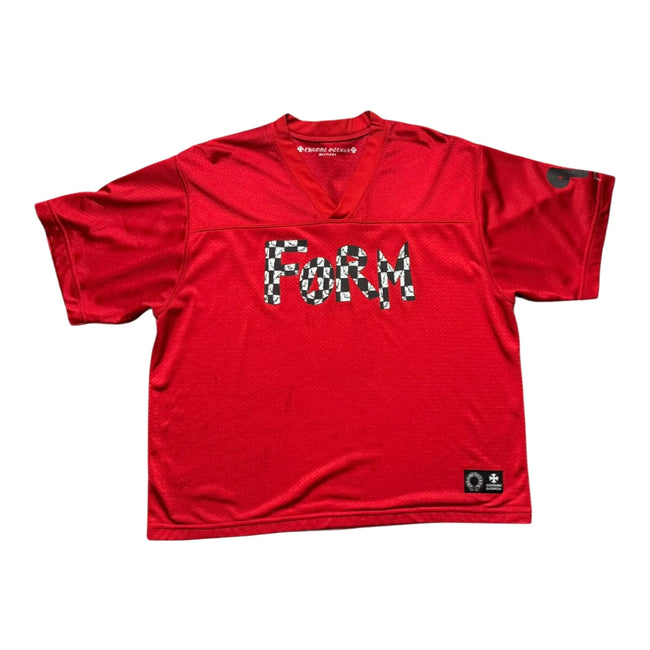 Chrome Hearts Matty Boy Form Stadium Mesh Jersey Red Hover Image