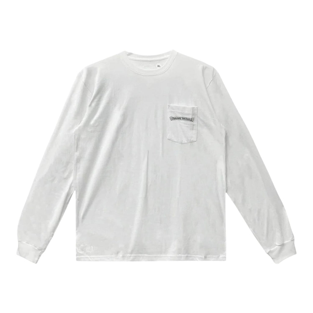 Chrome Hearts U.S.A Shoulder Logo L/S White