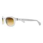 Chrome Hearts Lowrider White Yellow Tinted Sunglasses