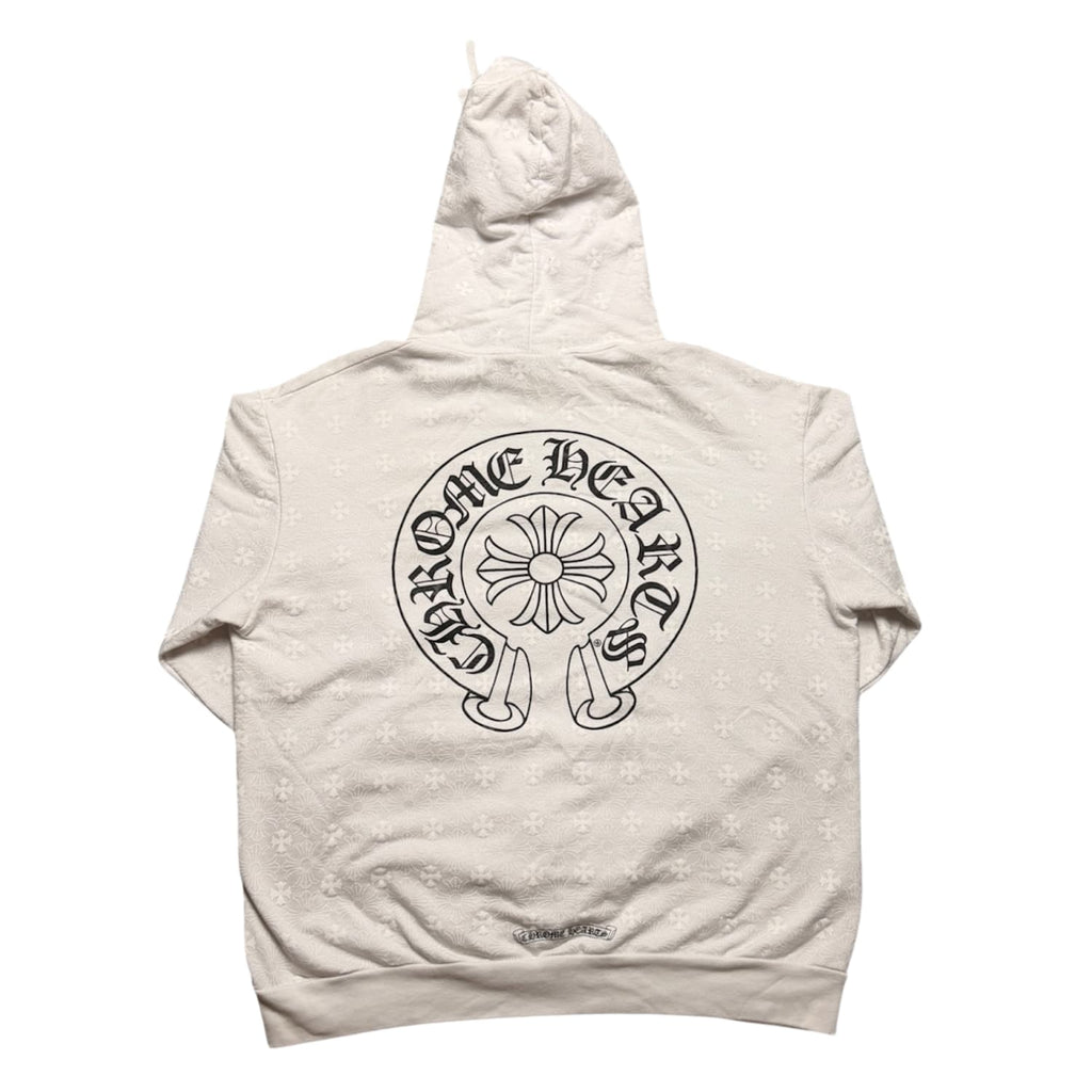 Chrome Hearts Horseshoe Monogram Hoodie White