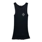 Chrome Hearts Vintage Malibu Exclusive Cross Tank Top Black