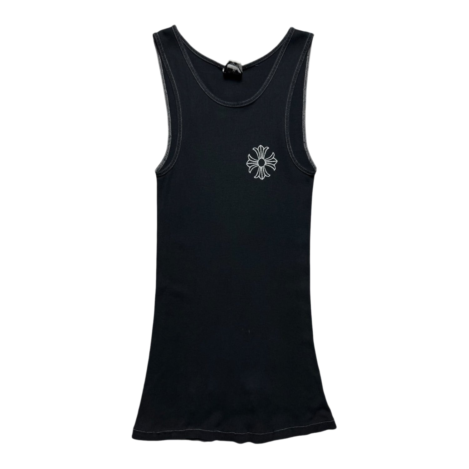 Chrome Hearts Vintage Malibu Exclusive Cross Tank Top Black