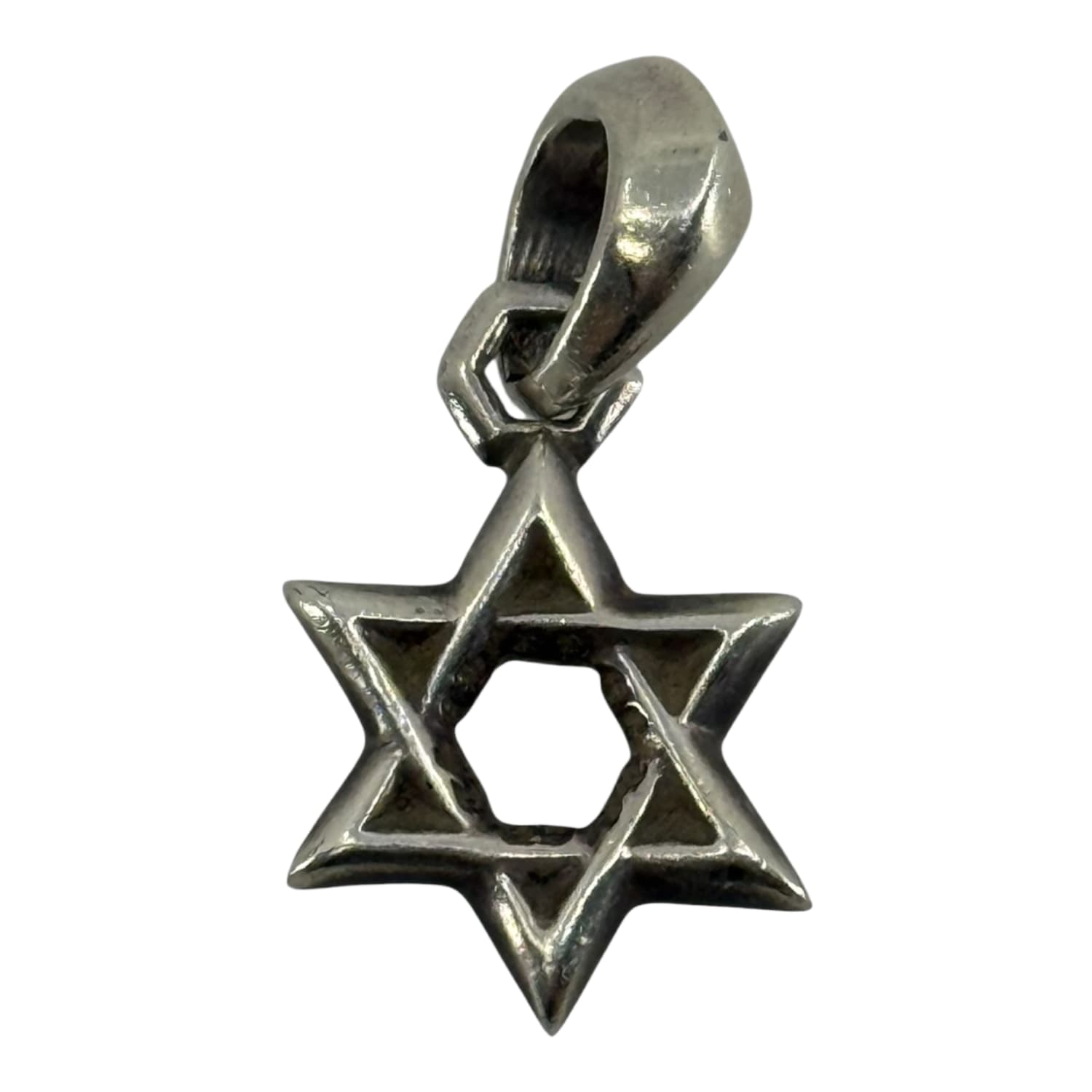 Chrome Hearts Silver Star of David Pendant Small