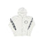 Chrome Hearts Horseshoe Floral Zip Up Hoodie White