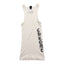 Chrome Hearts Vintage Ribbed Side Logo Fuck You Tank Top White