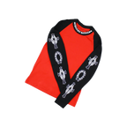 Chrome Hearts Neck Logo Baseball Shirt Red/Black