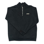 Chrome Hearts King Taco Embroidered Quarter Zip Black