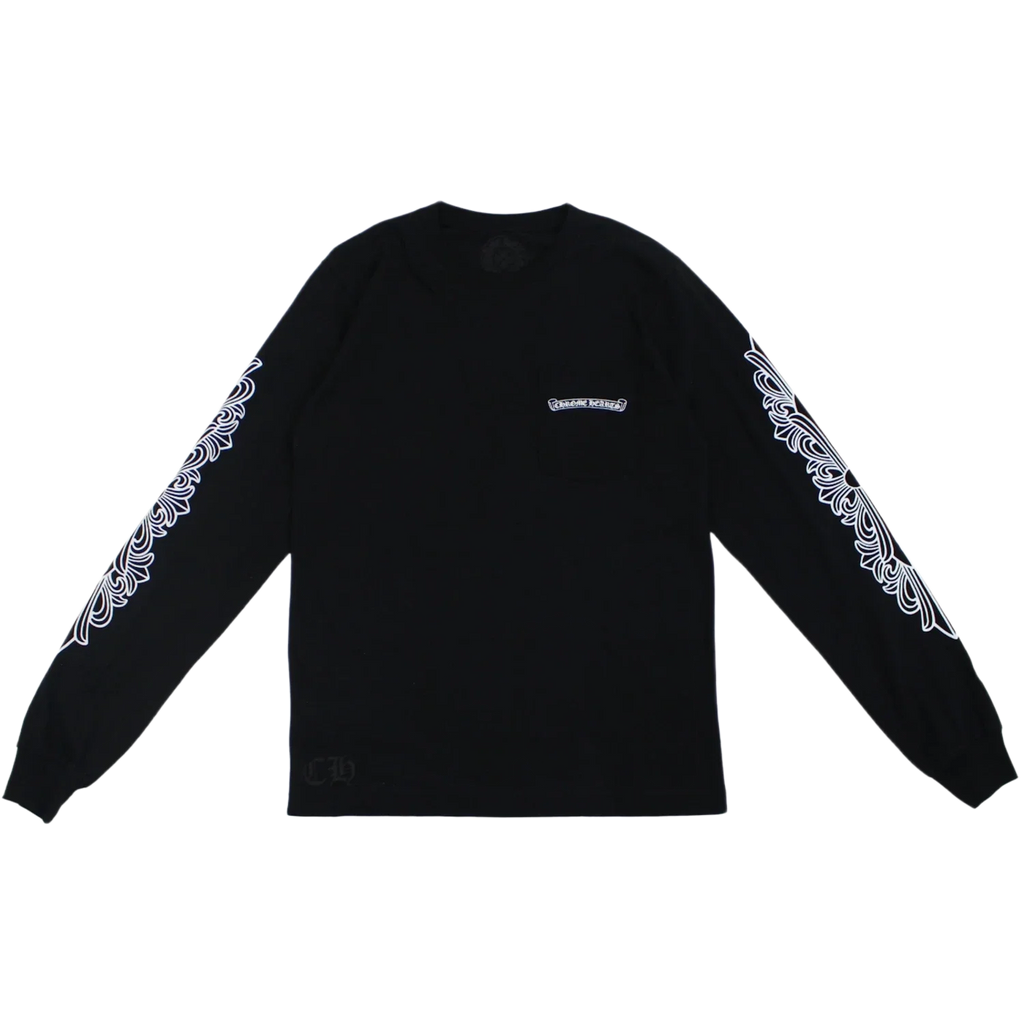 Chrome Hearts Eye Chart Dagger Longsleeve T-shirt Black
