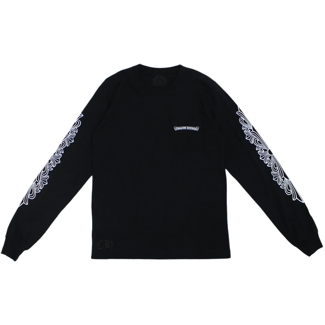Chrome Hearts Eye Chart Dagger Longsleeve T-shirt Black Main Image