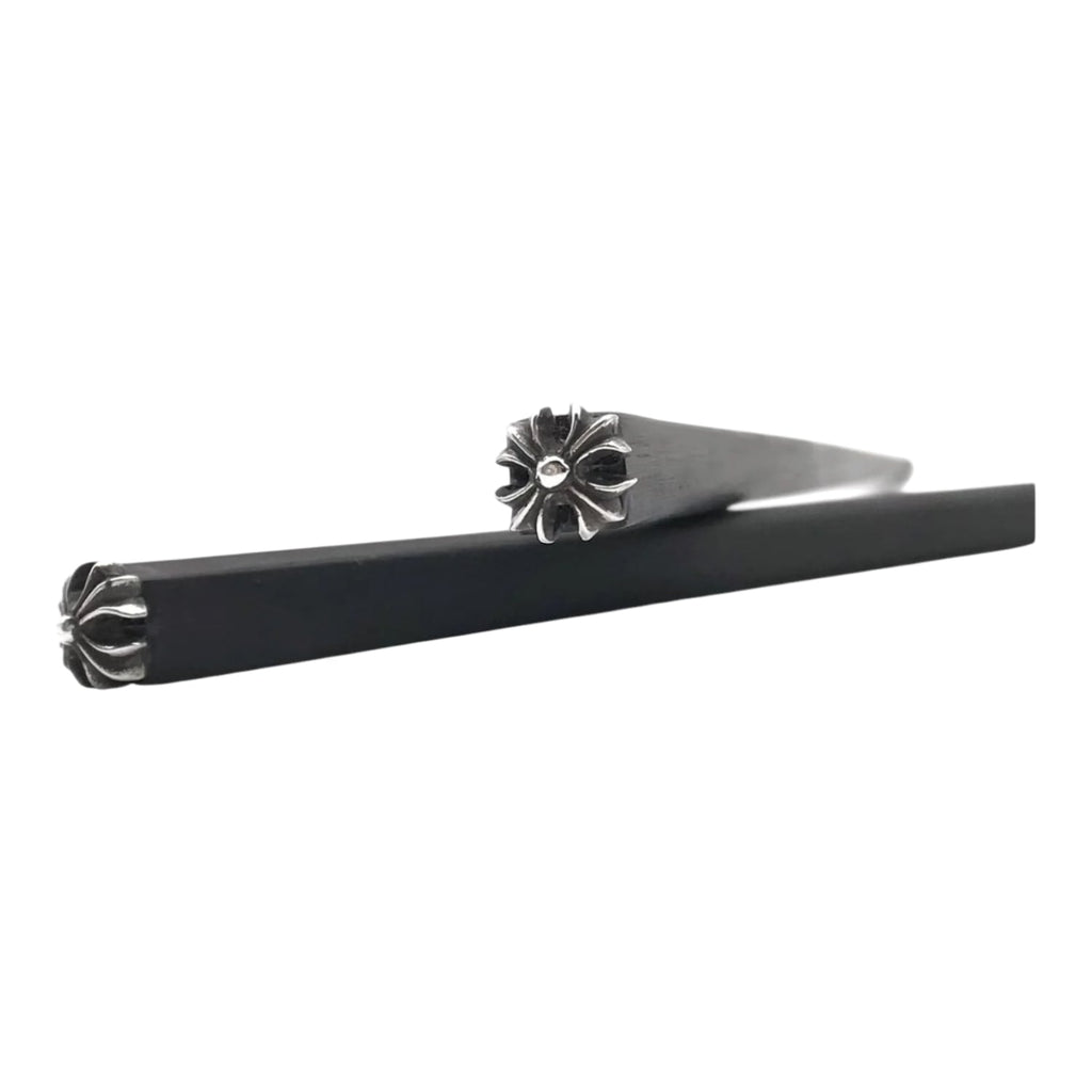 Chrome Hearts Silver CH Plus Ebony Chopsticks