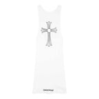 Chrome Hearts T Bar Cross Rib Tank White