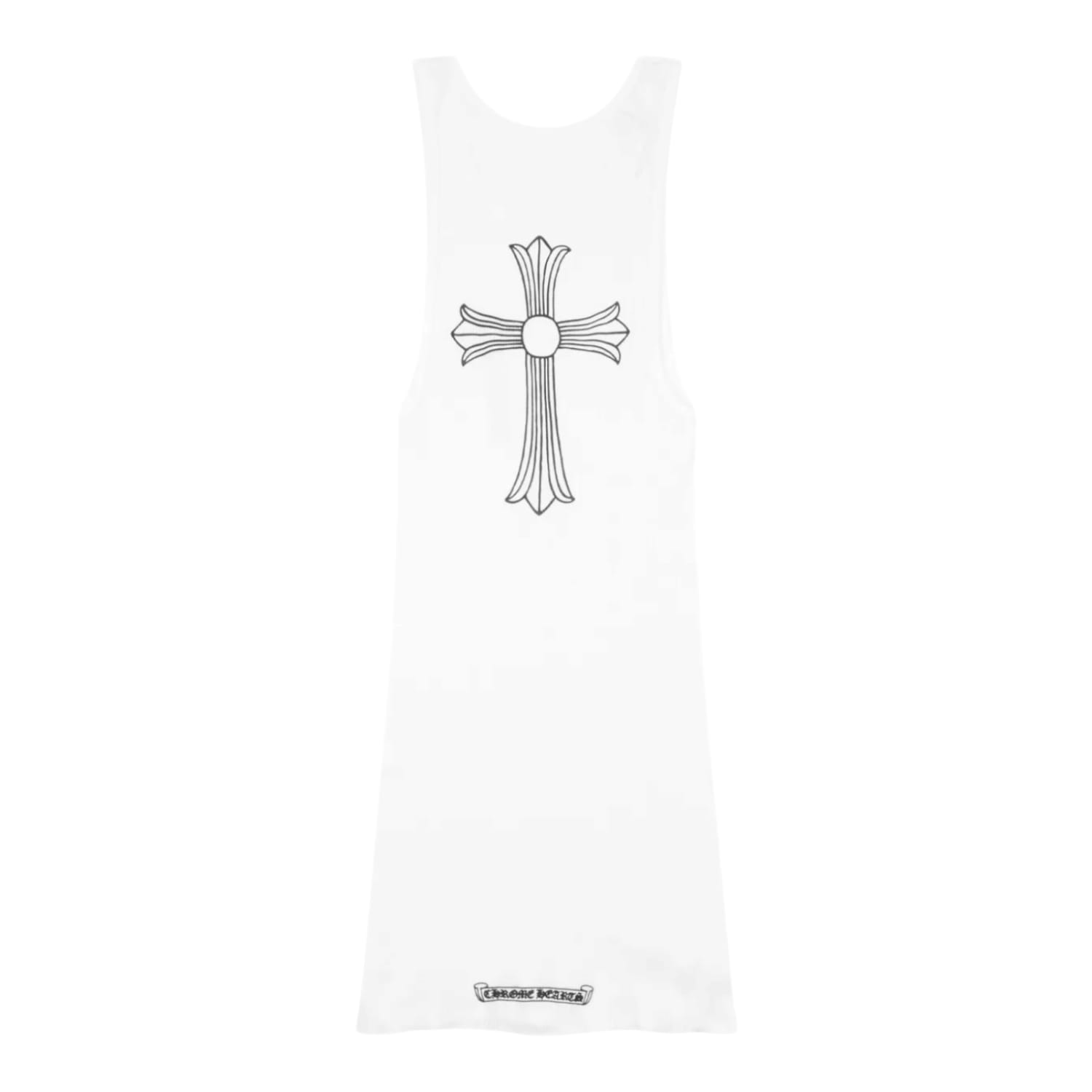 Chrome Hearts T Bar Cross Rib Tank White