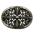 Chrome Hearts Silver Oval Belt Buckle