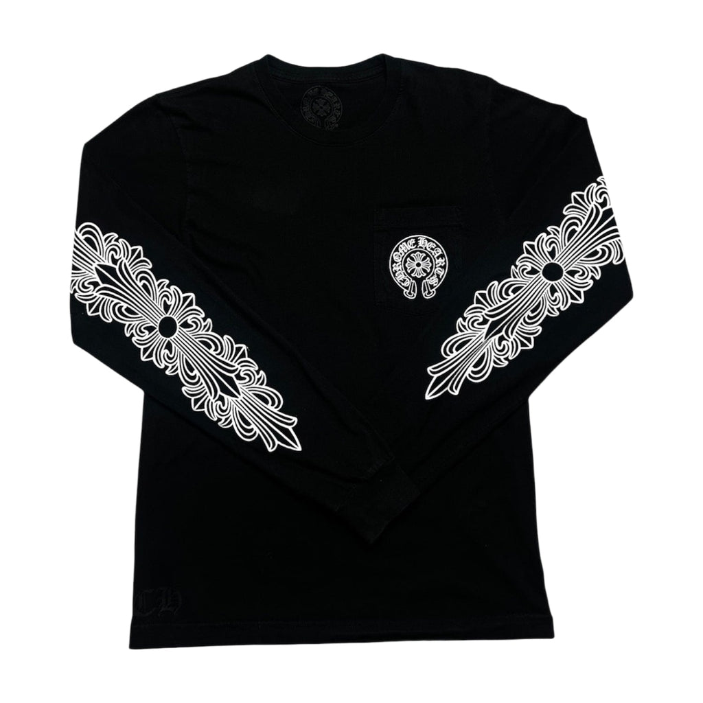 Chrome Hearts Miami Exclusive Horseshoe L/S T-shirt Black