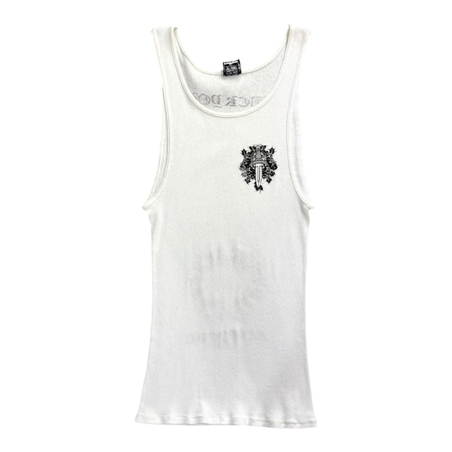 Chrome Hearts Vintage New York Exclusive Fuck You Tank Top White Main Image