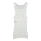 Chrome Hearts T Bar Rib Tank White/Pink
