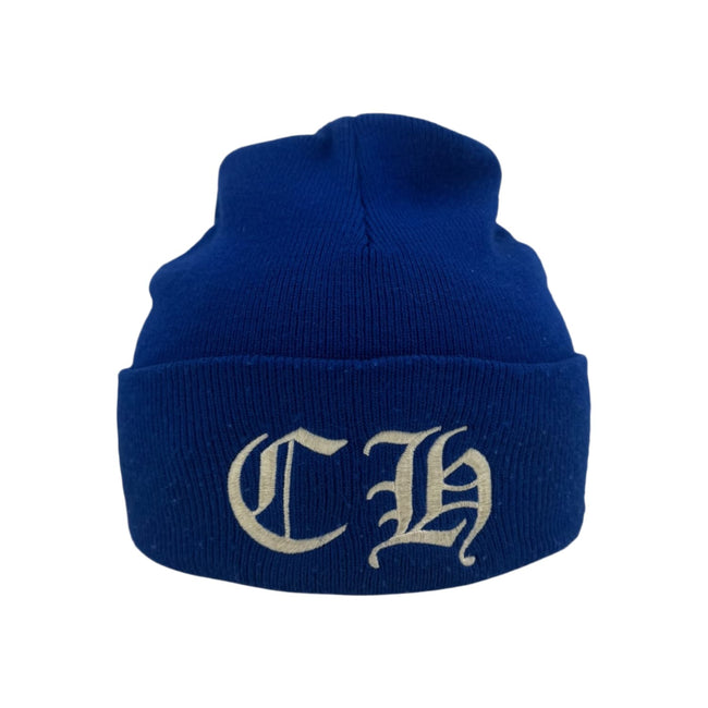 Chrome Hearts Watch Beanie Blue Hover Image