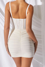Ivory Corset Mini Dress