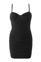 Black Corset Mini Dress