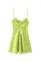 Verna Floral Satin Mini Dress
