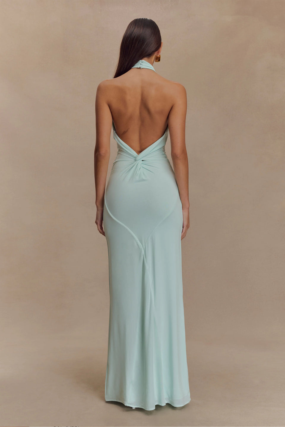 Mint Halter Maxi Dress