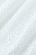 White Eyelet Mini Dress