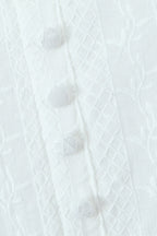 White Eyelet Mini Dress