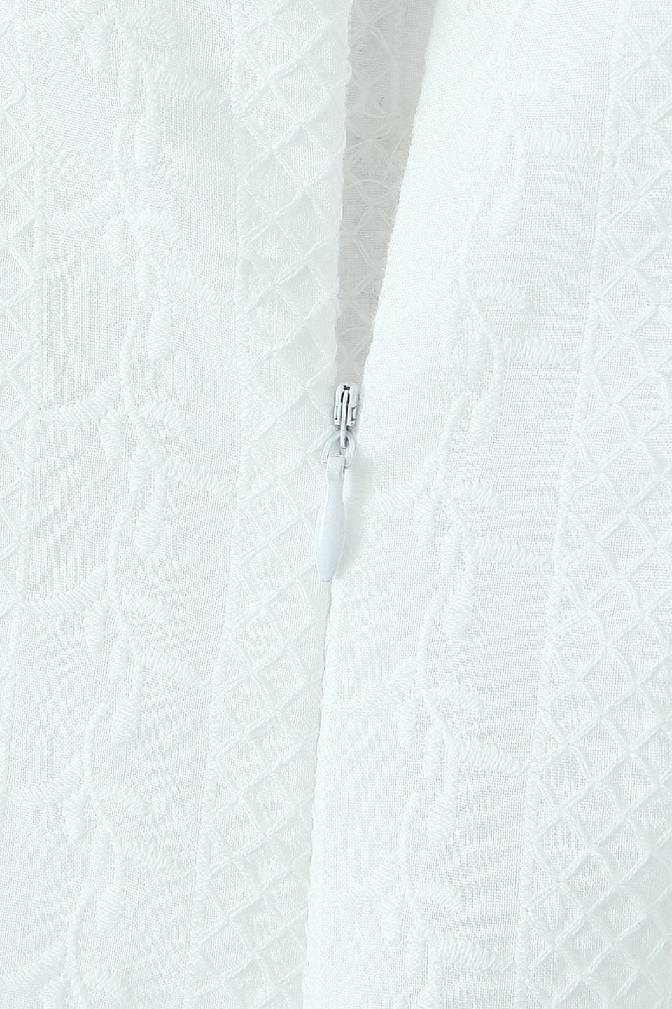 White Eyelet Mini Dress