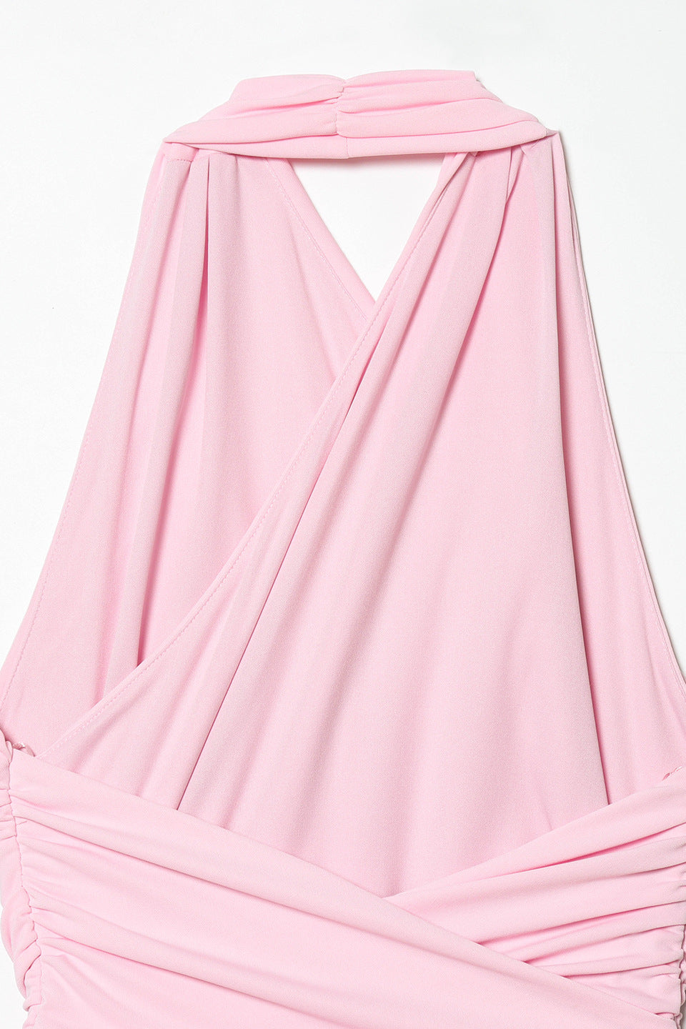 Blush Halter Mini Dress
