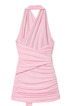 Blush Halter Mini Dress