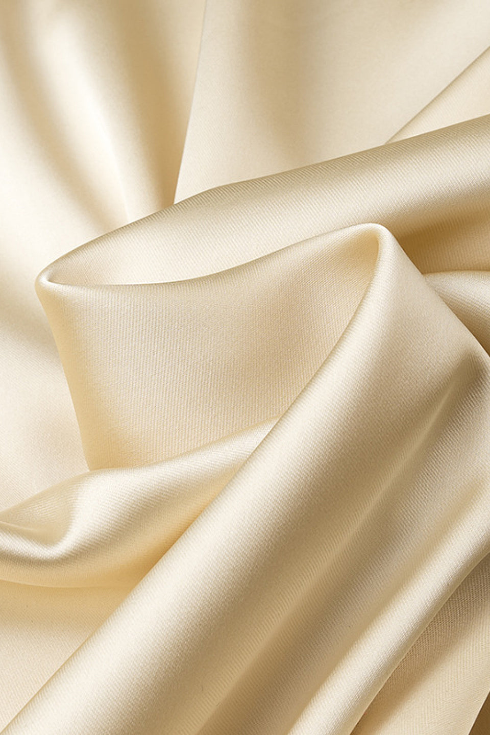 Champagne Satin Maxi Dress