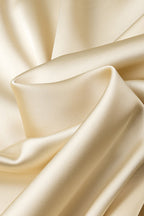 Champagne Satin Maxi Dress