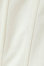 Cream Corset Halter Top