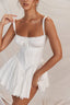 Ivory Lace Corset Mini Dress