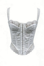 White Lace Corset Top