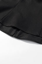 Black Halter Corset Top