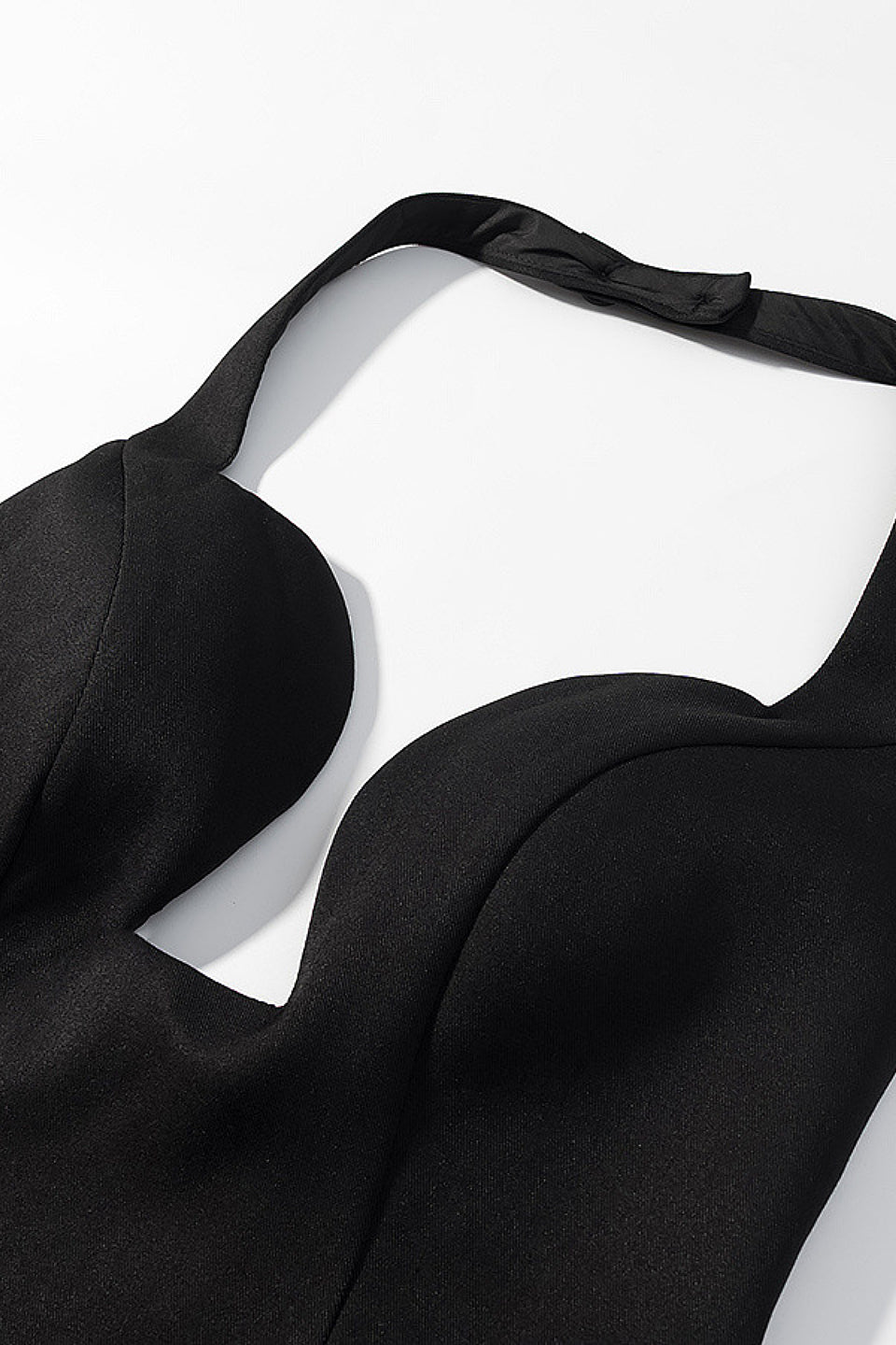 Black Halter Corset Top